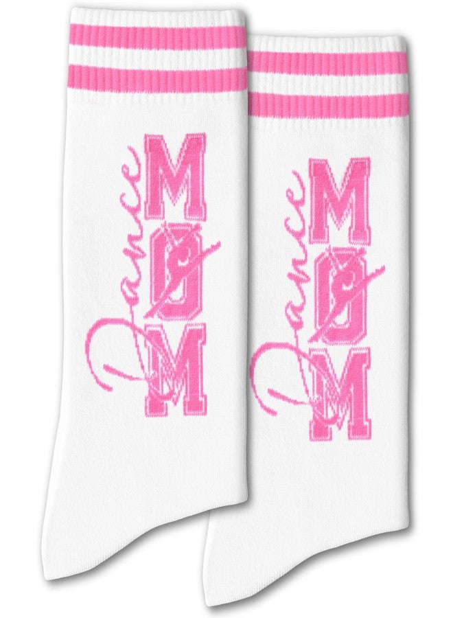 Grace Yonks Striped Mom Socks - Dance MOM Sign Pink Ballet Design Gifts for Mother(027) - Image 1